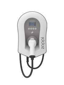 Eco-smart EV Charge Point 22kW 3PH Type 2 Tethered White